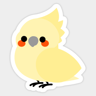 Yellow Cockatiel Sticker